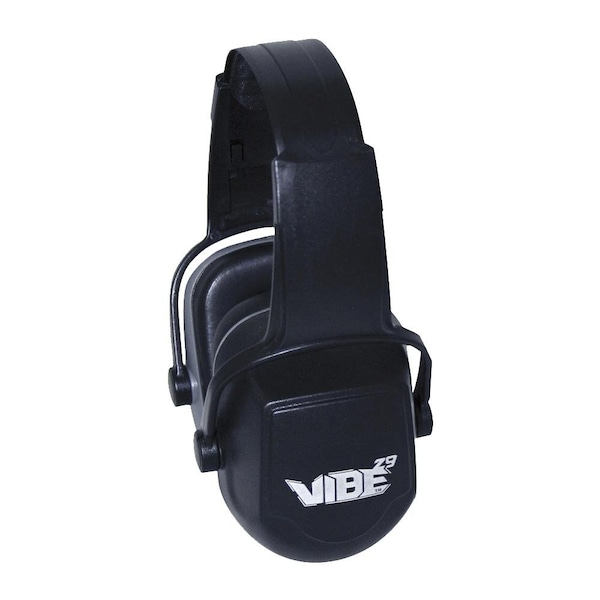 Jackson Safety H70 Vibe Over-the-Head Ear Muffs, 29 dB NRR, Passive, Black 20775 - main